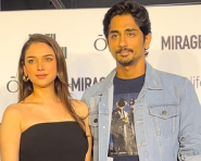 Aditi Rao Hyadri, Siddharth attend film screening together after engagement