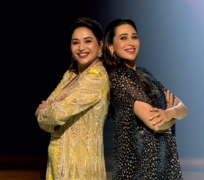 Madhuri, Karisma recreate ‘Dance of Envy’; Suniel Shetty calls them ‘greatest dancing stars’