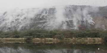 Fire breaks out in Delhi’s Ghazipur landfill site