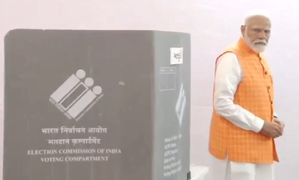 LS polls: PM Modi casts vote in Ahmedabad