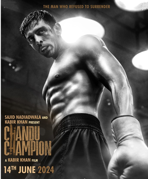 Kartik Aaryan packs a punch, flaunts toned abs in second poster of ‘Chandu Champion’