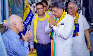 Manish Tewari questions Yogi Adityanath on Covid management