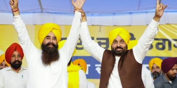 Bhagwant Mann tore into Badals and Captain in Bathinda, appealed to people to vote for a sincere leader Gurmeet Khuddian