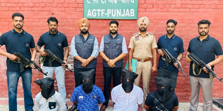 PUNJAB POLICE’S AGTF BUSTS TERROR MODULE BACKED BY MASTERMIND IQBALPREET BUCHI; KEY OPERATIVE GURWINDER SHERA AMONG FOUR HELD