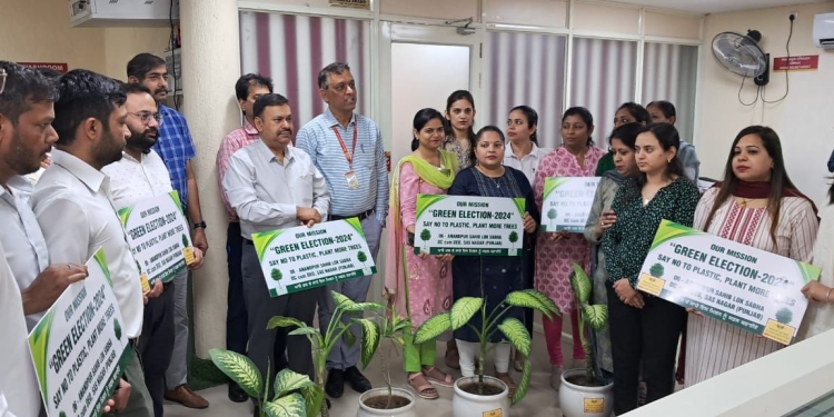 Green Election-2024 initiative launched in Banks in Mohali