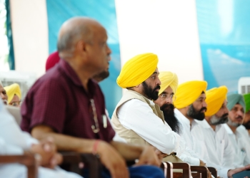 Mann on a mission in Bathinda – addressed the issues of the people, recounted his works of two years, took Badals to task again!