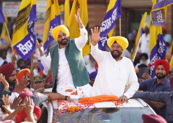 CM Bhagwant Mann campaigned for Kuldeep Dhaliwal in Raja Sansi, Ajnala and Majitha, the people of Amritsar promised Mann a huge victory for AAP