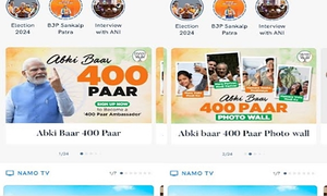 NaMo App unveils ‘Abki baar 400 paar’ module, urges users to become ‘400 Paar Ambassadors’