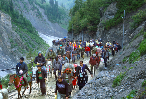 Online helicopter service booking begins for Amarnath Yatra