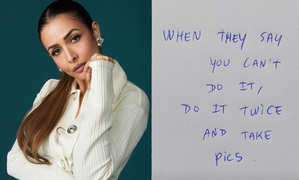Malaika Arora’s Insta story raises eyebrows: ‘When they say you can’t do it, do it twice’