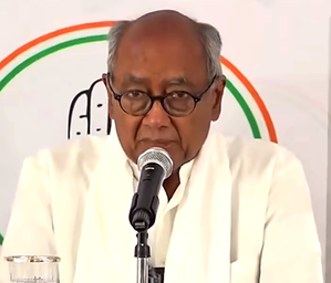 Counting stalled at polling centre in MP’s Rajgarh as EVMs’ seal not matching: Digvijaya Singh