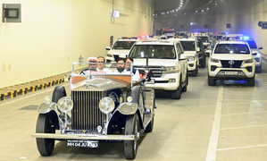 Maha CM unveils phase 2 of Mumbai Coastal Road in 94-year-old Rolls Royce