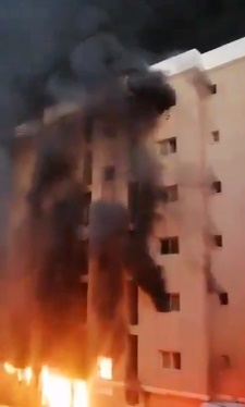 More than 35 killed in fire in Kuwait