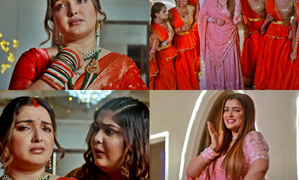 Aamrapali Dubey plays bride in Bhojpuri music video ‘Naginiya’; Priya Mallick is the singer