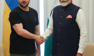 Batting for peace through dialogue and diplomacy, PM Modi holds ‘productive meeting’ with Zelensky
