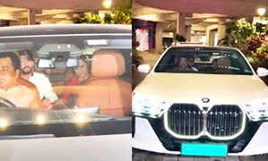 Zaheer Iqbal ‘gifts’ swanky BMW i7 to wife Sonakshi; video goes viral