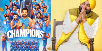 Punjab CM Bhagwant Mann congratulates Indian Cricket Team for winning T20 World Cup