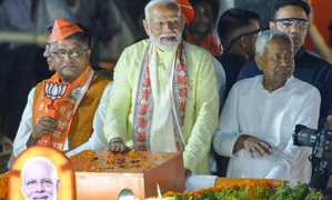 NDA leading on 34 seats in Bihar