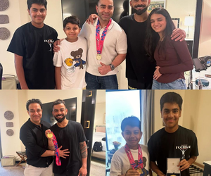 Virat Kohli celebrates T20 World Cup victory with family in Delhi