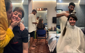 As she battles cancer, Hina Khan chooses to let go of her ‘beautiful hair before it starts falling off’