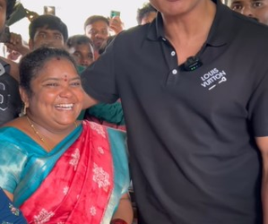 Sonu Sood meets viral Hyderabadi food stall owner Kumari Aunty