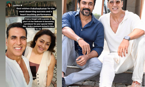Suriya, ‘fangirl’ Jyotika thank Akshay Kumar for choosing ‘Sarfira’ as his 150th film