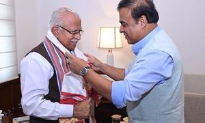 LATEST NEWS: Manohar Lal Khattar assures Assam CM of Centre’s support on power, housing projects