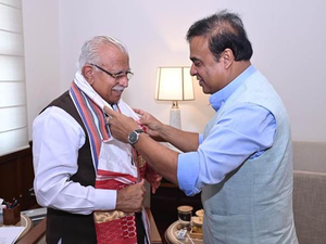 LATEST NEWS: Manohar Lal Khattar assures Assam CM of Centre’s support on power, housing projects