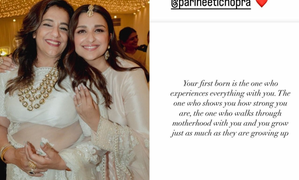 ENTERTAINMENT NEWS: Parineeti Chopra’s mother shares emotional note for ‘firstborn’