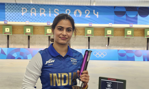 Paris Olympics: Manu Bhaker bags historic bronze in women’s 10m Air Pistol, opens India’s medal tally 