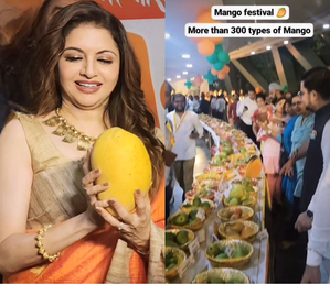 ENTERTAINMENT NEWS: Bhagyashree celebrates the ‘king of fruits’, thrilled to witness 300 varieties of mango