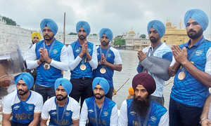 BIG NEWS: Punjab’s hockey players return to Amritsar after winning Olympic bronze