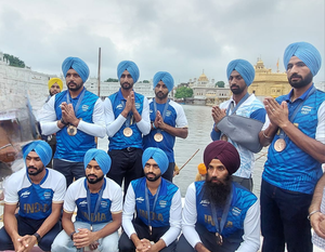 BIG NEWS: Punjab’s hockey players return to Amritsar after winning Olympic bronze