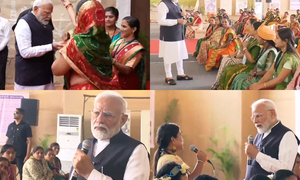 PM Modi shares interaction video with 'Lakhpati Didis', highlights empowerment through SHGs