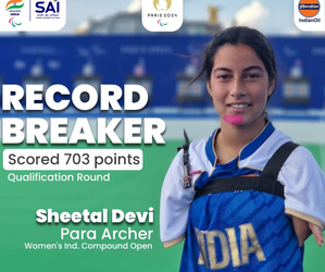 Paris Paralympics: Archer Sheetal Devi placed 2nd in Ranking Round; Tokyo bronze winner Harvinder 9th in recurve