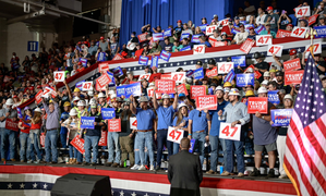 Slipping in polls, Trump revisits Harris’ radical past at Pennsylvania rally