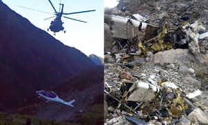 U'khand: Chopper airlifted by M-17 helicopter crashes in Rudraprayag, video emerges