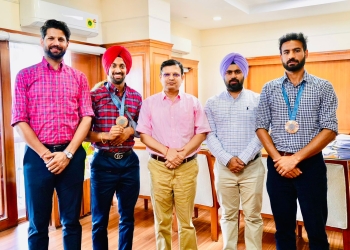 PUNJAB NEWS: Punjab Chief Secretary Anurag Verma congratulates Paris Olympics medalist PCS Officer Hockey Players
