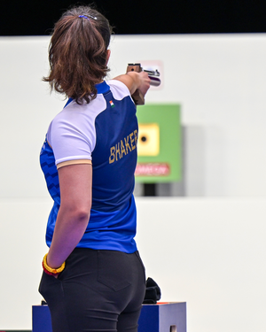 Paris Olympics: Manu Bhaker qualifies for Women’s 25m Pistol final, Esha misses out