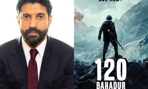 Farhan Akhtar starts shooting for epic war film ‘120 Bahadur’ in Ladakh