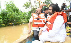Andhra’s Deputy CM reviews flood situation in Eluru district