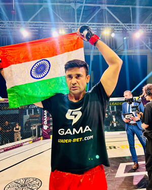 Sangram Singh becomes first Indian male wrestler to win MMA fight