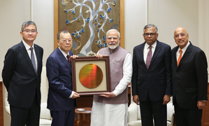 PM Modi meets Tata Sons, Taiwan’s PSMC leaders as they build Rs 91,000 cr chip facility in India