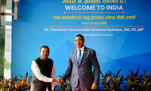 Jamaican PM arrives in Delhi for four-day historic visit