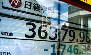 Japan’s key stock index plunges after ruling party election