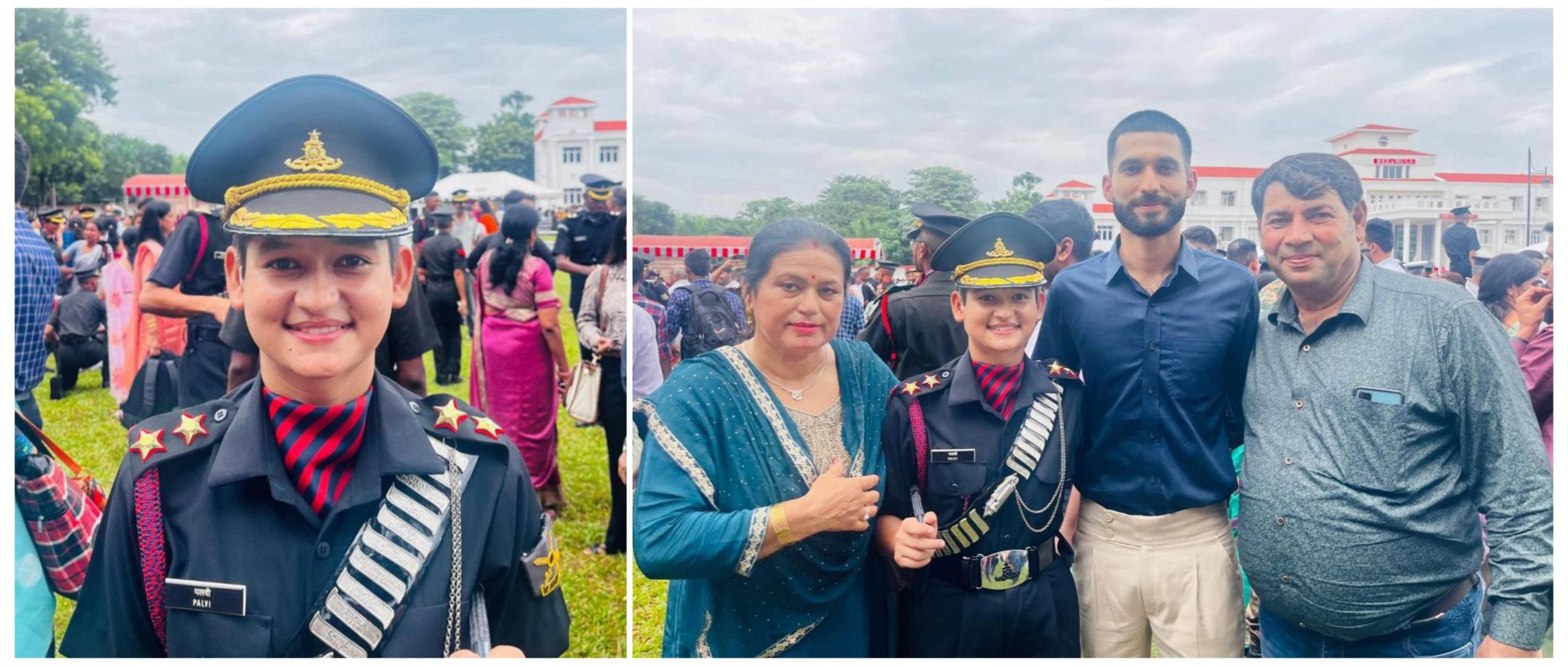 PATHANKOT FARMER’S DAUGHTER COMMISSIONED AS OFFICER IN INDIAN ARMY