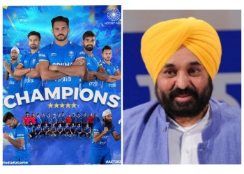 CM congratulates Indian Hockey team for lifting Asian Champions Trophy