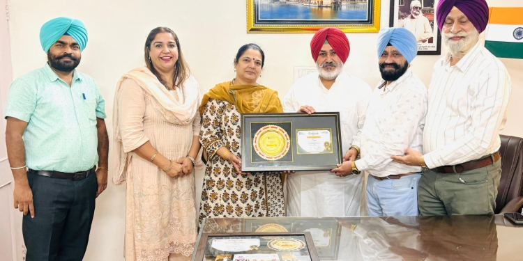Punjab clinched "Best Performing State Award" in India under AIF Scheme