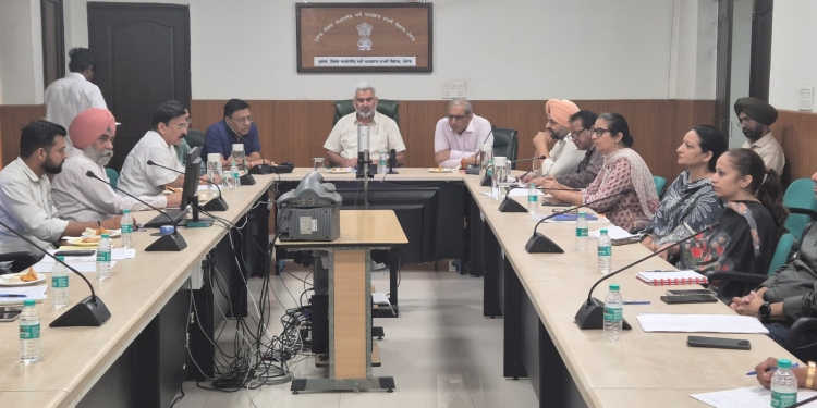 FOOD, CIVIL SUPPLIES & CONSUMER AFFAIRS MINISTER LAL CHAND KATARUCHAK REVIEWS PADDY PROCUREMENT ARRANGEMENTS