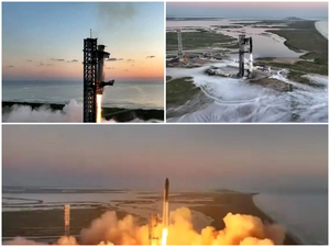 SpaceX aces Starship’s 5th test flight, makes historic catch of Super Heavy booster